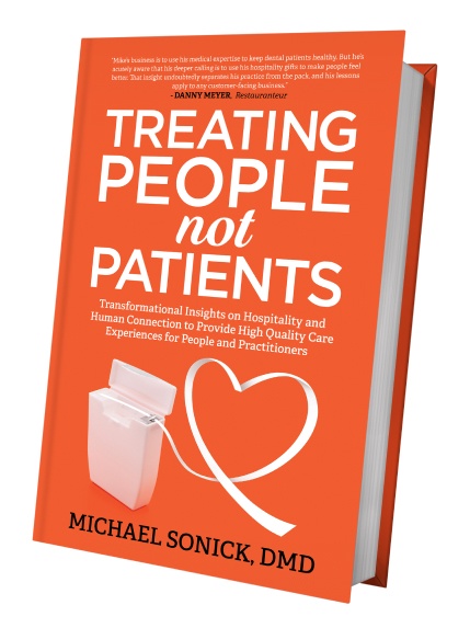The cover of Dr. Sonick's new book, Treating People Not Patients